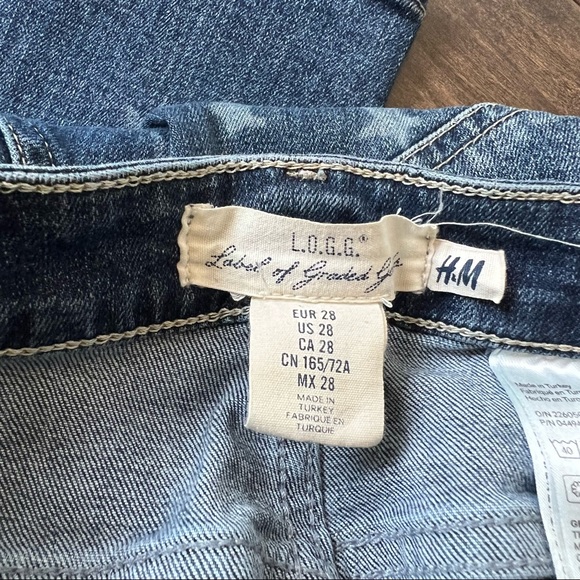 H&M star pattern high rise skinny jeans - Picture 5 of 5